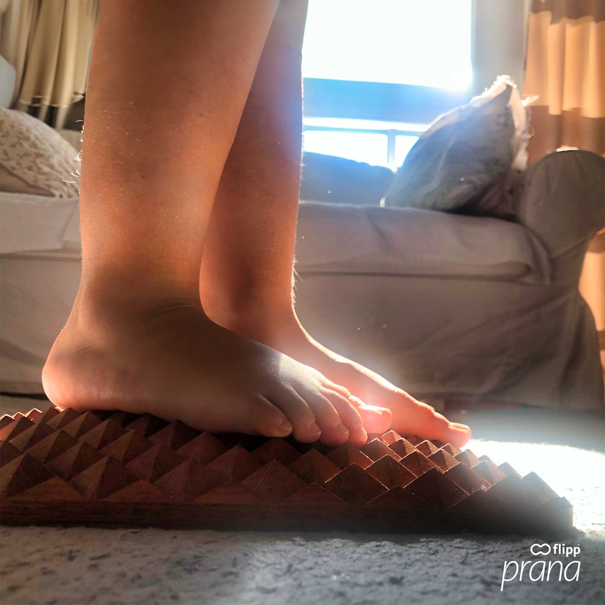 FLIP Prana — Reflexology Foot Massage | Unique Gift | Acupressure Board | Full Body Therapy